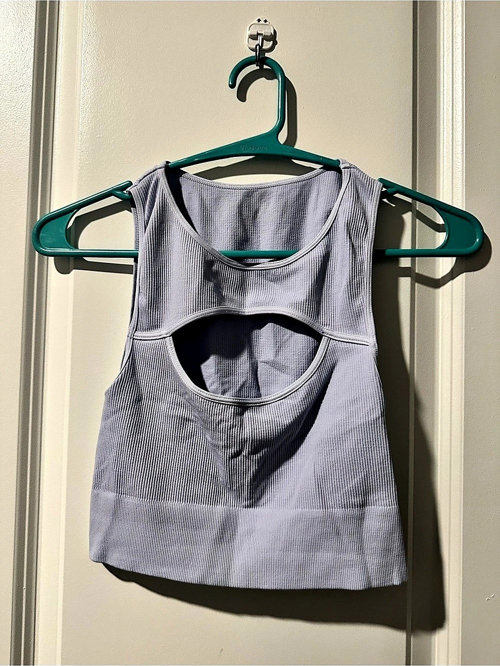 NIKIBIKI light lavender gray Cutout Tank Top